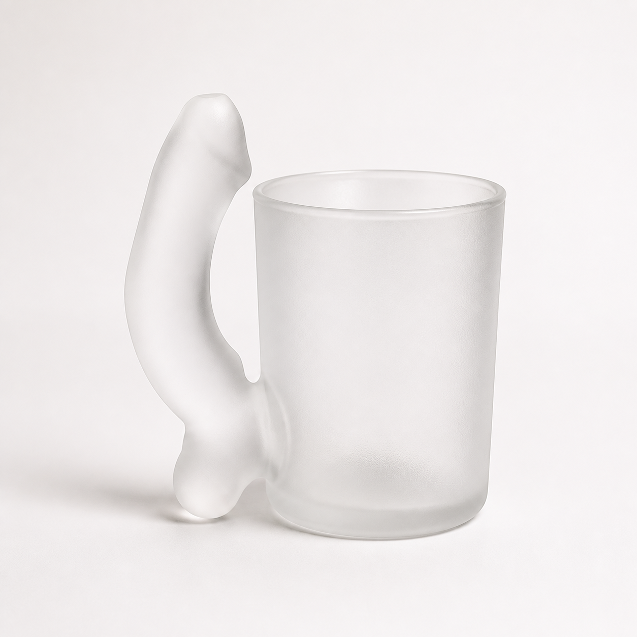 Frosted Glass D Mug